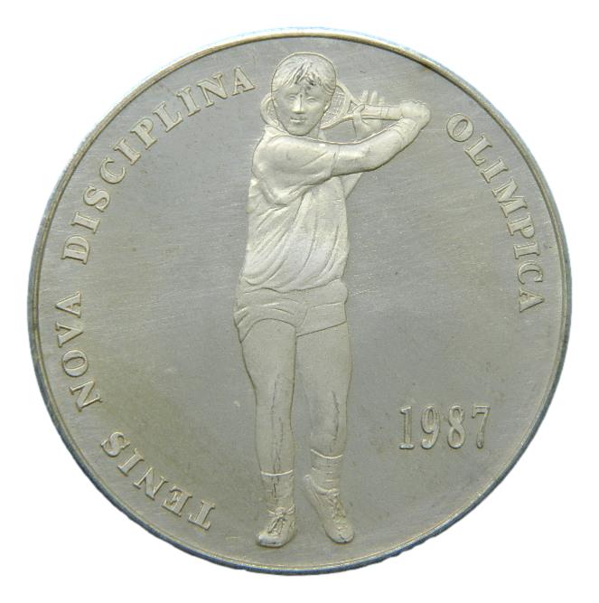 1987 - ANDORRA - 20 DINERS - TENISTA - MANCHITAS
