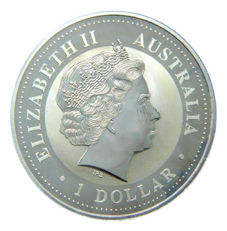 2002 - AUSTRALIA - CABALLO - 1 ONZA PLATA