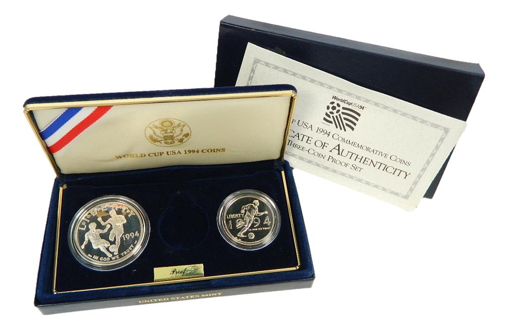 1994 - USA - SET PROOF - 2 MONEDAS - PLATA