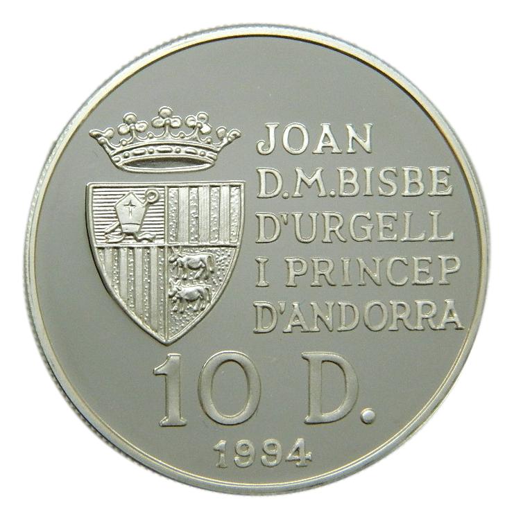 1994 - ANDORRA - 10 DINERS - DESCOBERTA NOU MON