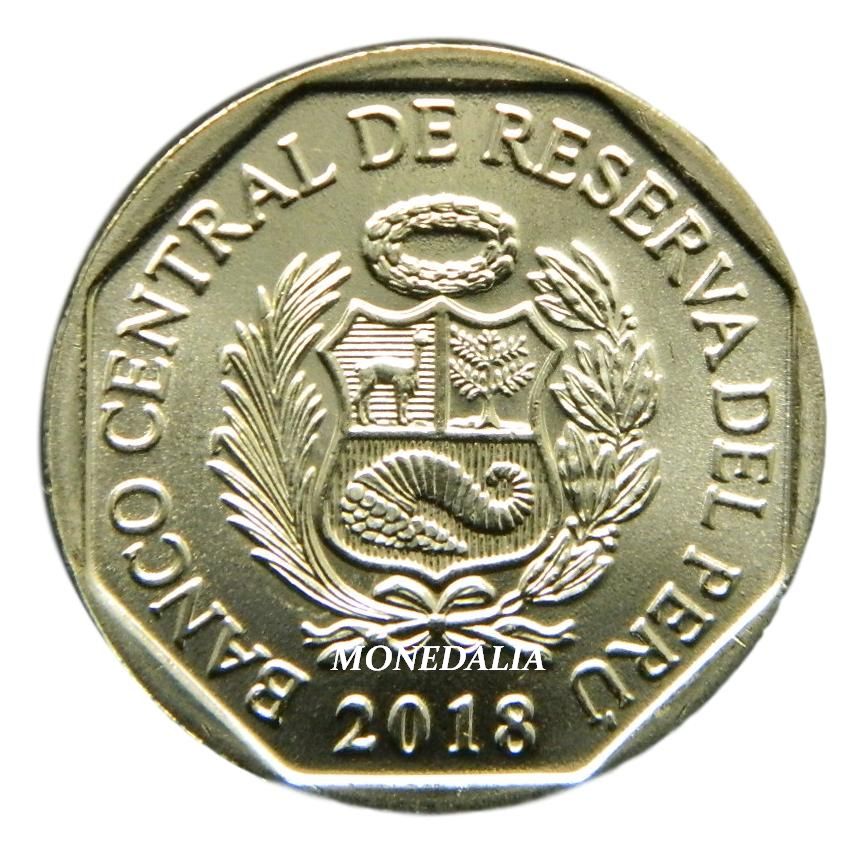 2018 - PERU - 1 SOL - PAVA ALIBLANCA