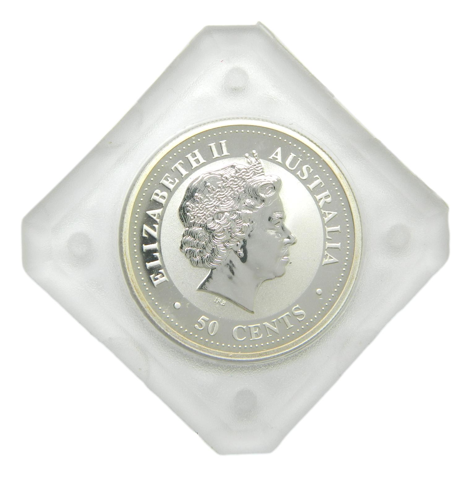 1999 - AUSTRALIA - 1/2 ONZA - CONEJO - PLATA