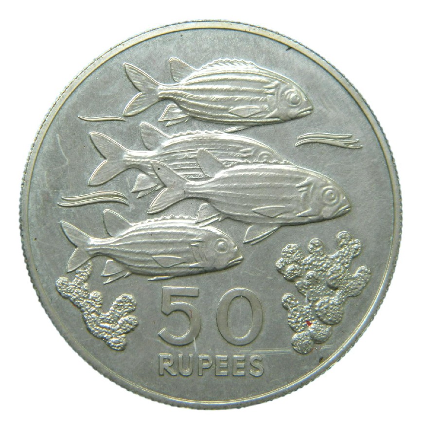 1978 - SEYCHELLES - 50 RUPIAS - PLATA