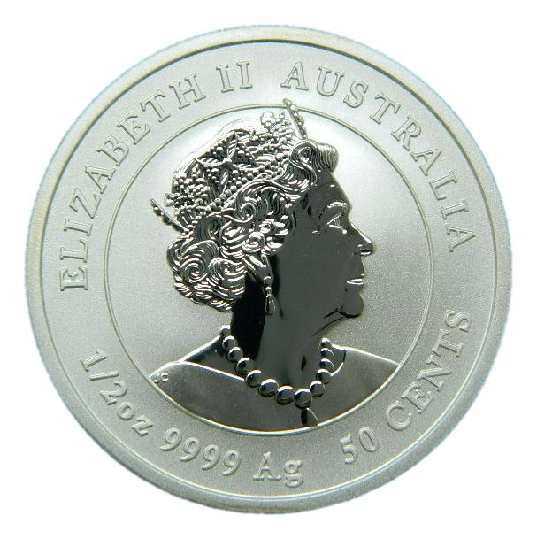 2023 - AUSTRALIA - CONEJO - 1/2 ONZA PLATA - 50 CENTS