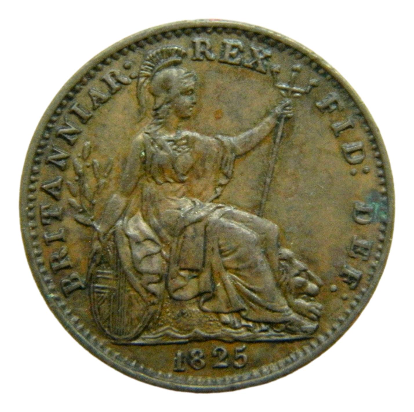 1825 - GRAN BRETAÑA - FARTHING - JORGE IV - S6