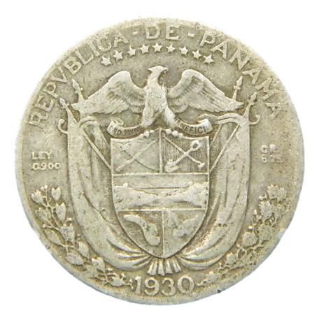 1930 - PANAMA - 1/4 BALBOA - PLATA