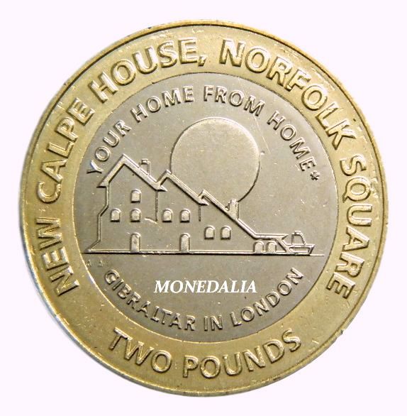 2018 - GIBRALTAR - TWO POUNDS - CALPE HOUSE