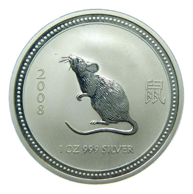 2008 - AUSTRALIA - RATA - 1 ONZA PLATA 