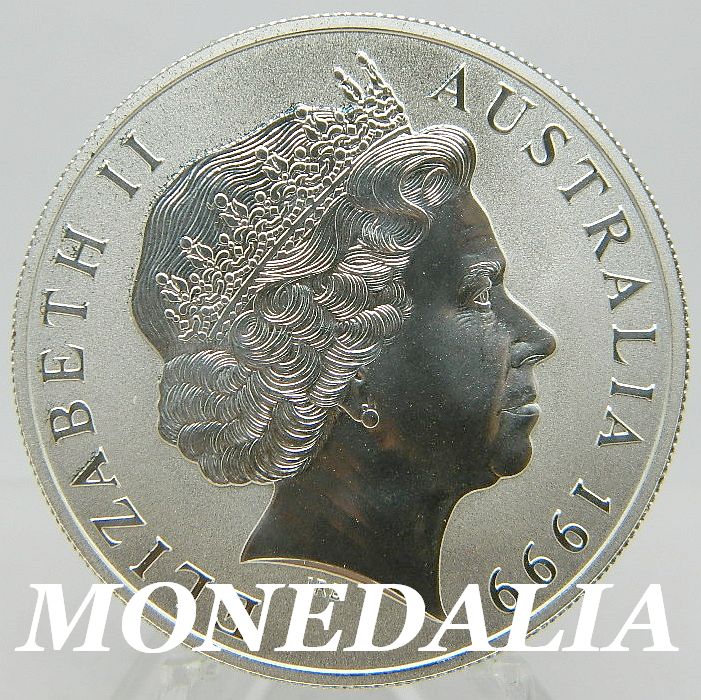 1999 - AUSTRALIA - CANGURO - 1 DOLAR - MANCHITAS