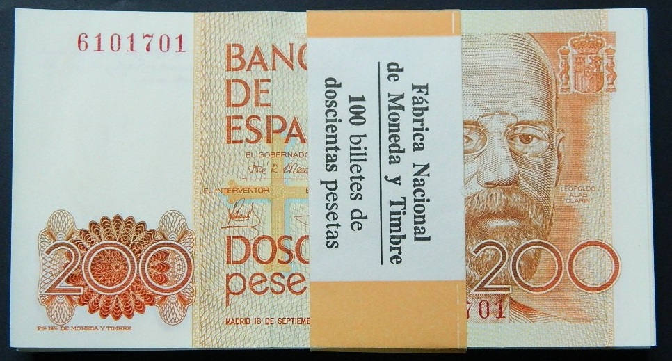 1980 - BILLETE - 200 PESETAS - LEOPOLDO - SC