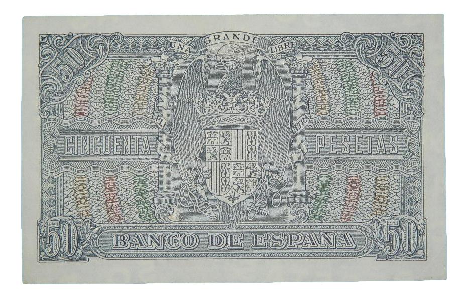 1940 - ESPAÑA - BILLETE - 50 PESETAS - MENDEZ PELAYO - EBC-