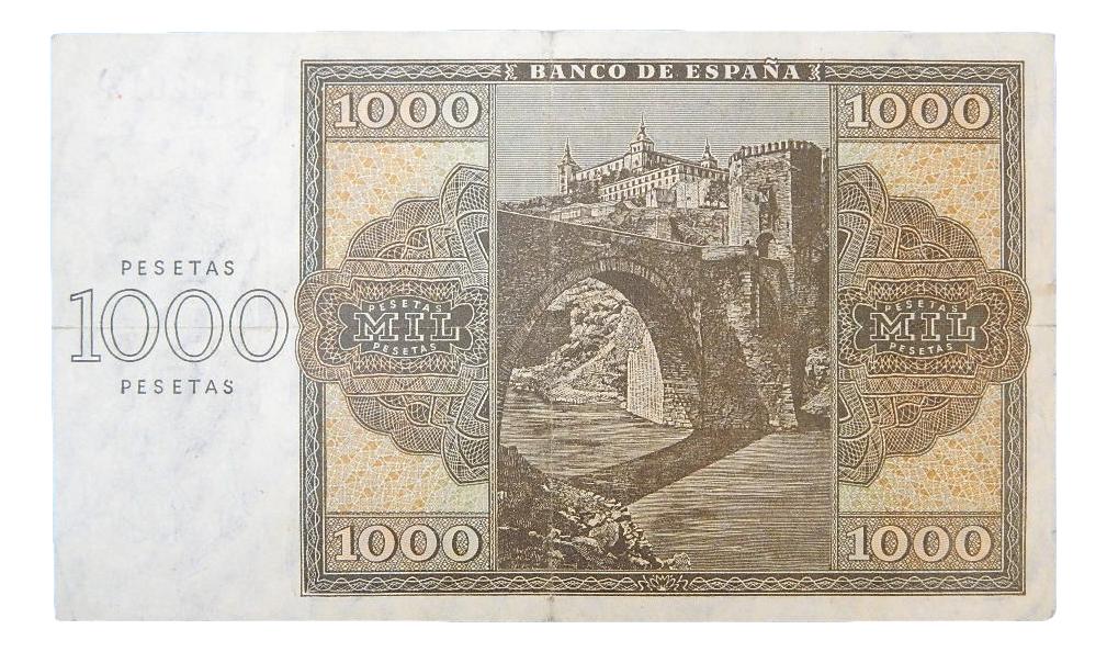 1936 - ESPAÑA - 1000 PESETAS - BURGOS - MBC