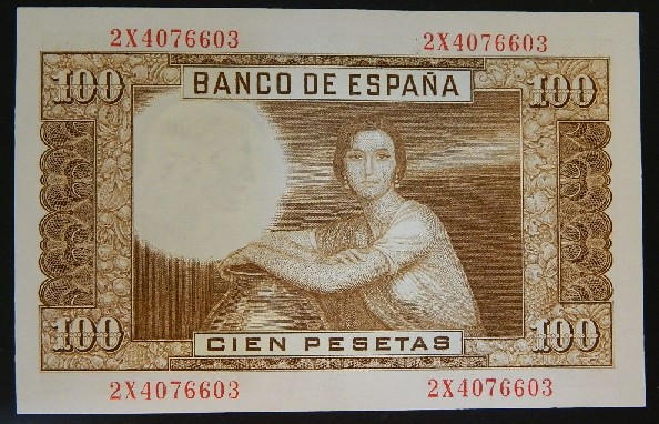 1953 - 100 PESETAS - ROMERO DE TORRES - EBC