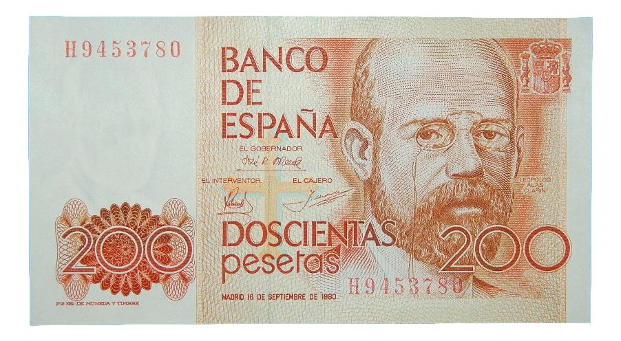 1980 - ESPAÑA - BILLETE - 200 PESETAS - CON SERIE - SC