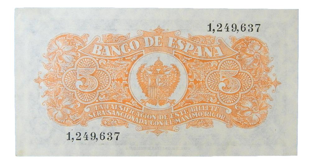 1937 - ESPAÑA - 5 PESETAS - PORTABELLA - SC-