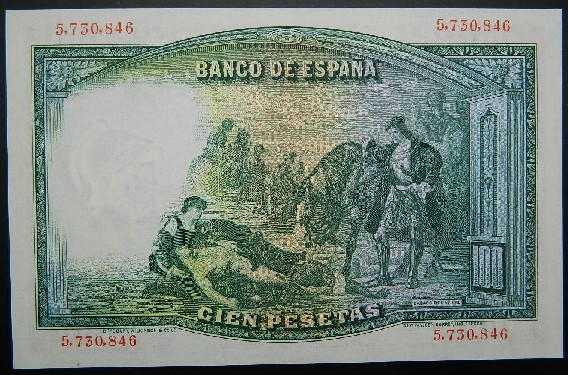 1931 - ESPAÑA - 100 PESETAS - GONZALO FERNANDEZ DE CORDOBA 