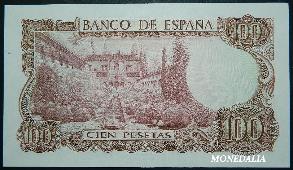 1970 - ESPAÑA - 100 PESETAS - SERIE 9C