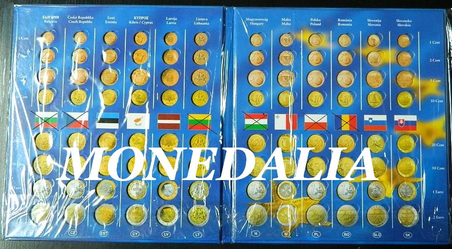 COLECCION DE EUROS 6 PAISES - CON CARPETA Nº2