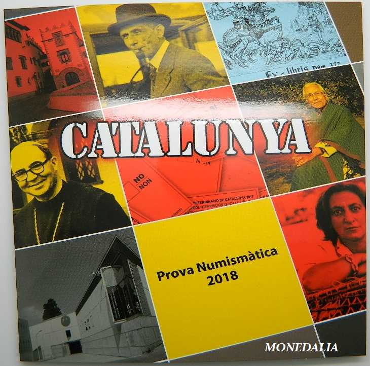 2018 - CATALUNYA - PRUEBA NUMISMATICA