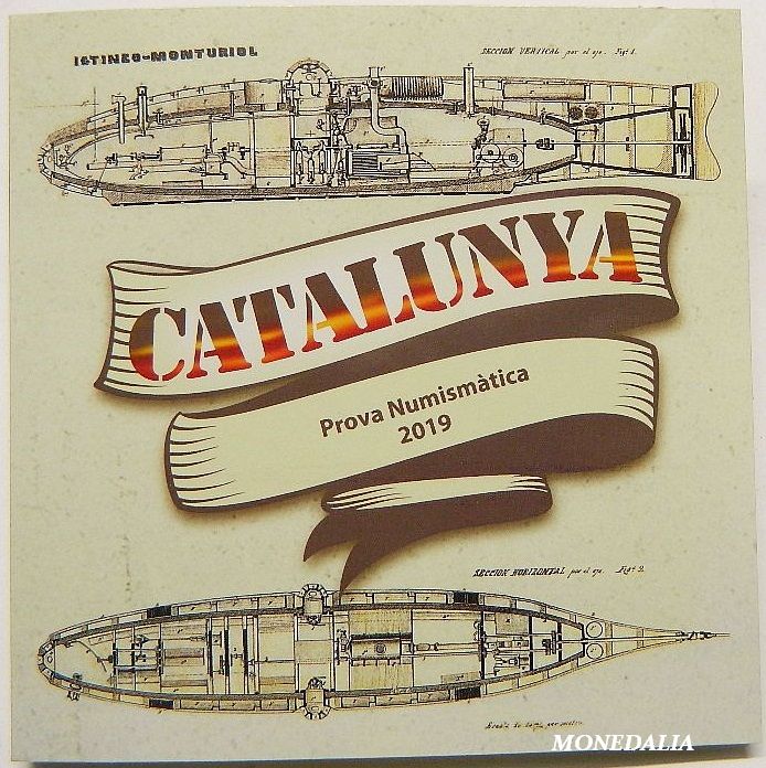 2019 - CATALUNYA - PRUEBA NUMISMATICA 