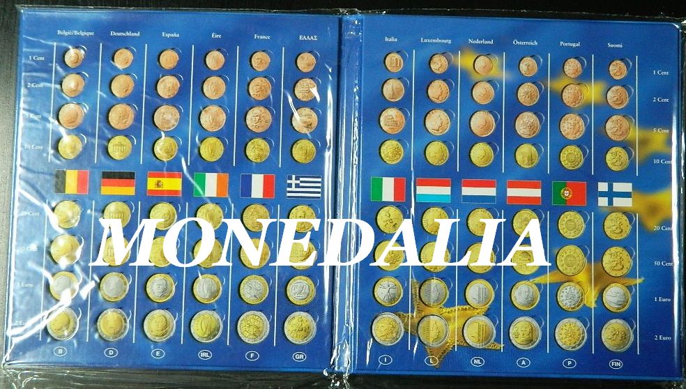 COLECCION COMPLETA DE EUROS - LOS PRIMEROS 12 PAISES CON CARPETA - nº 1