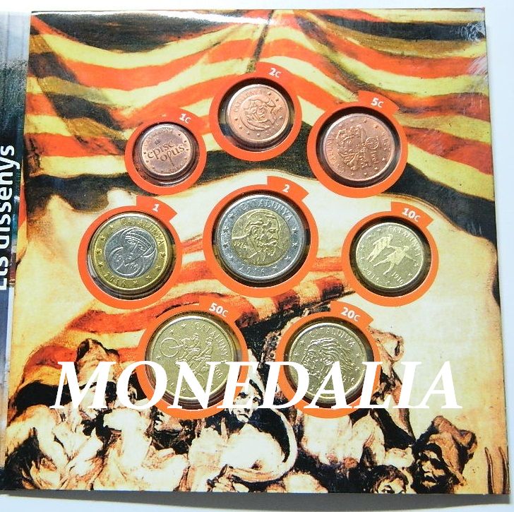 2016 - CATALUNYA - PRUEBA NUMISMATICA