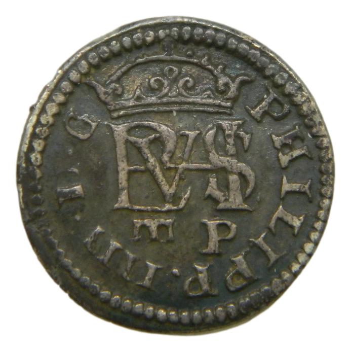 1627 P - FELIPE IV - 17 MARAVEDIS - SEGOVIA