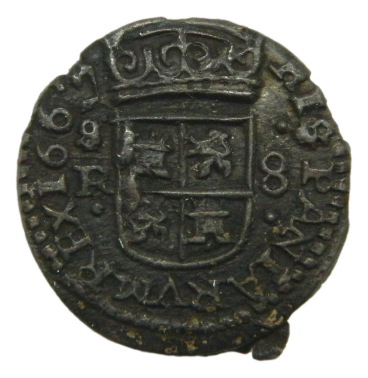 1663 R - FELIPE IV - 8 MARAVEDIS - SEVILLA