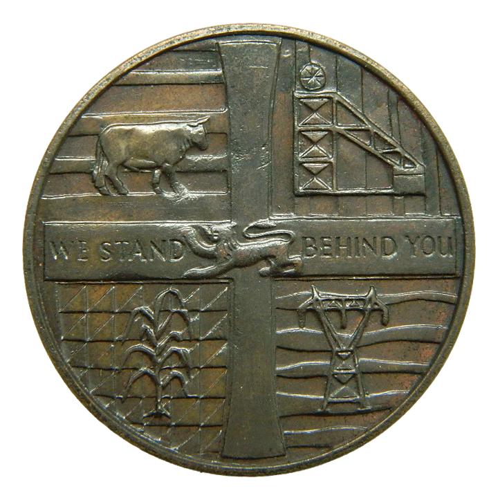 MEDALLA - RODHESIA INDEPENDENCE - 1965