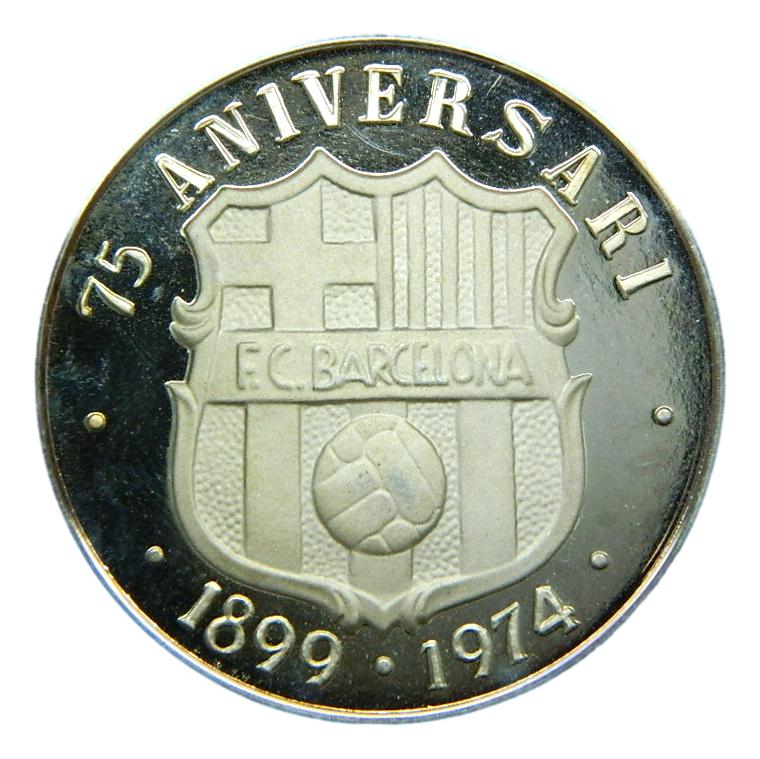 1974 - MEDALLA - BARÇA - 75 ANIVERSARI - PLATA