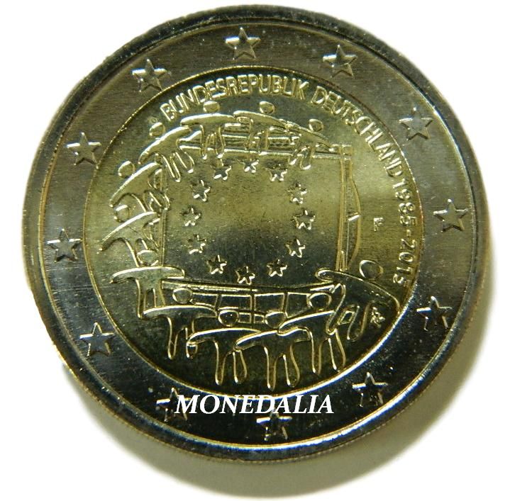 2015 - ALEMANIA - 2 EURO - BANDERA