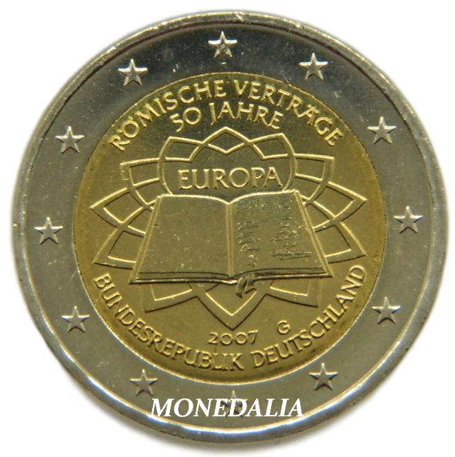 2007 - ALEMANIA - 2 EURO - TRATADO DE ROMA