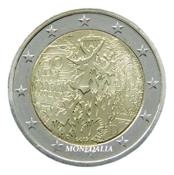 2019 - ALEMANIA - 2 EUROS - MURO DE BERLIN