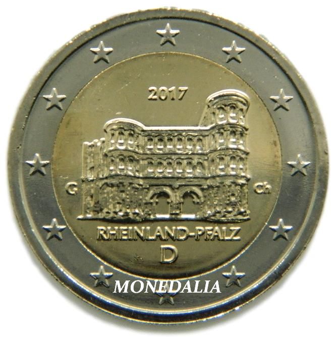 2017 - ALEMANIA - 2 EUROS - RENANIA