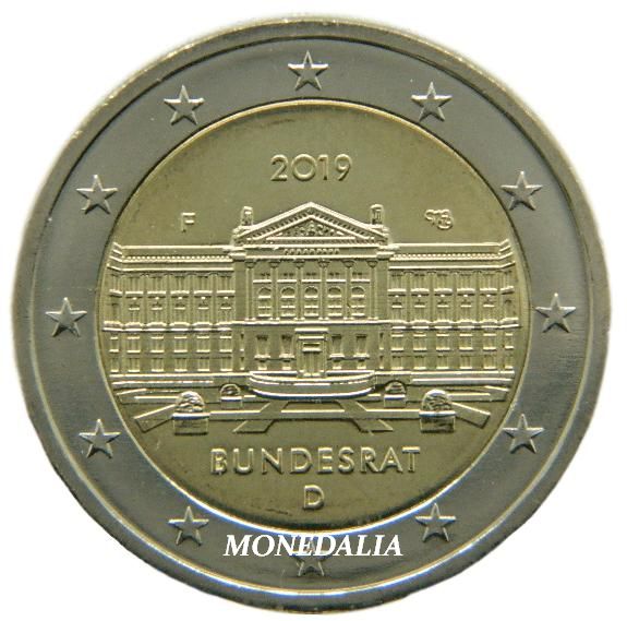 2019 - ALEMANIA - 2 EURO - BUNDESRAT