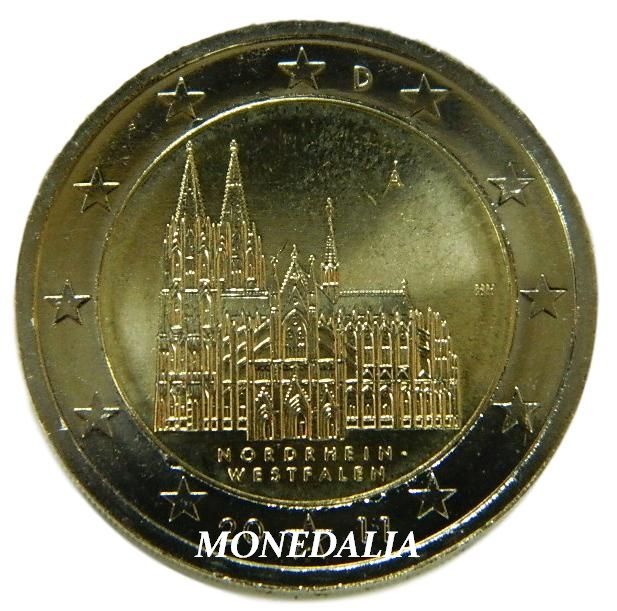 2011 - ALEMANIA - 2 EUROS - CATEDRAL COLONIA