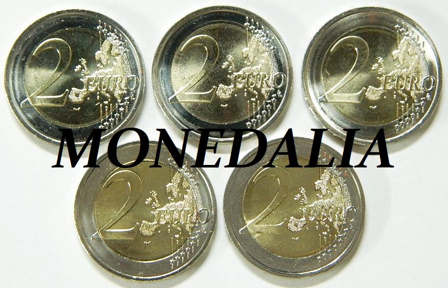 2018 - ALEMANIA - 2 EUROS - HELMUT SCHMIDT - 5 CECAS 