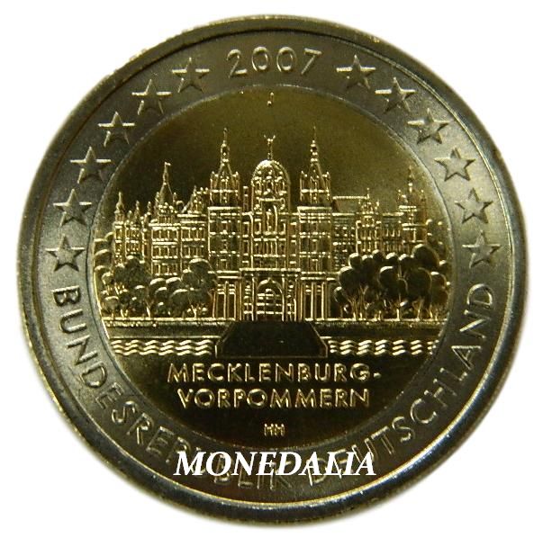 2007 - ALEMANIA - 2 EUROS - SCHWERIN