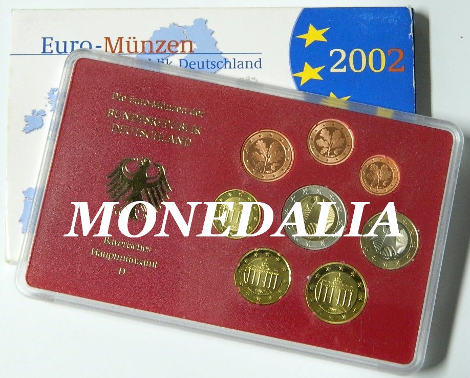 2002 D - ALEMANIA - SERIE EUROS - PROOF