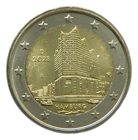 2023 - ALEMANIA - 2 EURO - FILARMONICA DE ELBA