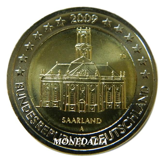 2009 - ALEMANIA - 2 EUROS - IGLESIA SAN LUIS