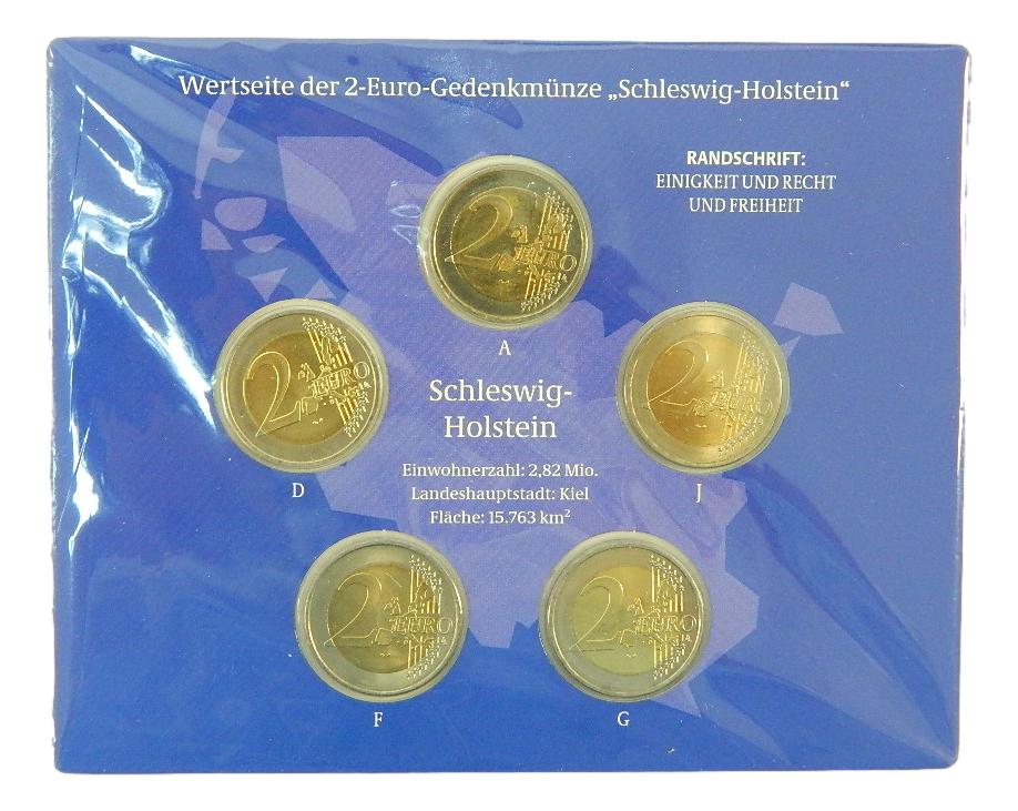 2006 - ALEMANIA - 2 EUROS - HOLSTEIN - 5 CECAS - BU