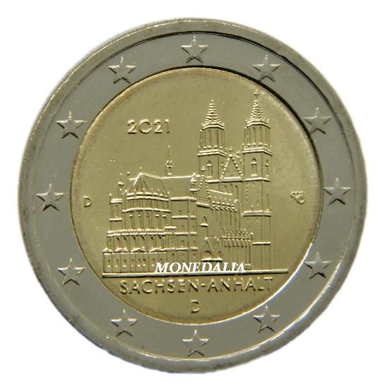 2021 - ALEMANIA - 2 EURO - MAGDEBURGO