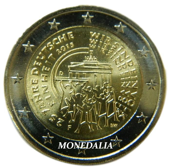 2015 - ALEMANIA - 2 EUROS - REUNIFICACION