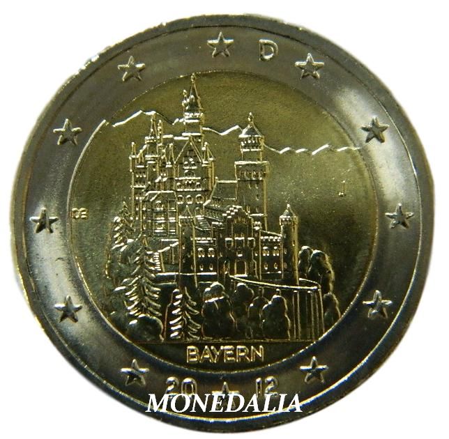 2012 - ALEMANIA - 2 EUROS - NEUSCHWANSTEIN