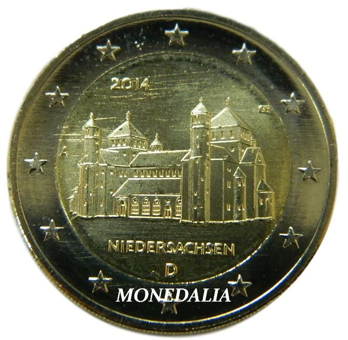 2014 - ALEMANIA - 2 EUROS - NIEDERSACHSEN