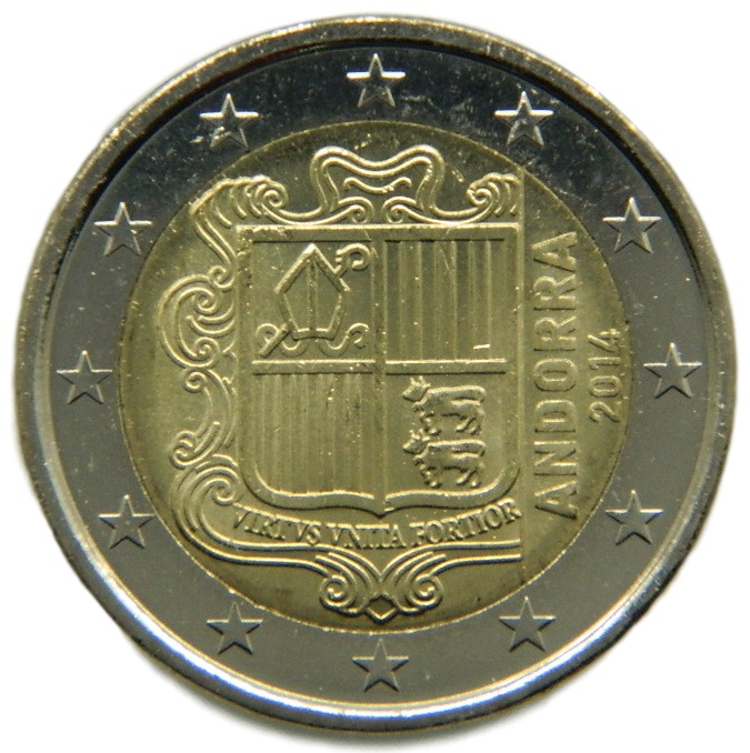 2015 - ANDORRA - 2 EURO - NO CONMEMORATIVA