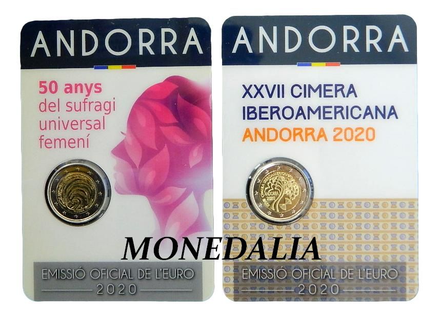 2020 - ANDORRA - 2 EURO - PAREJA