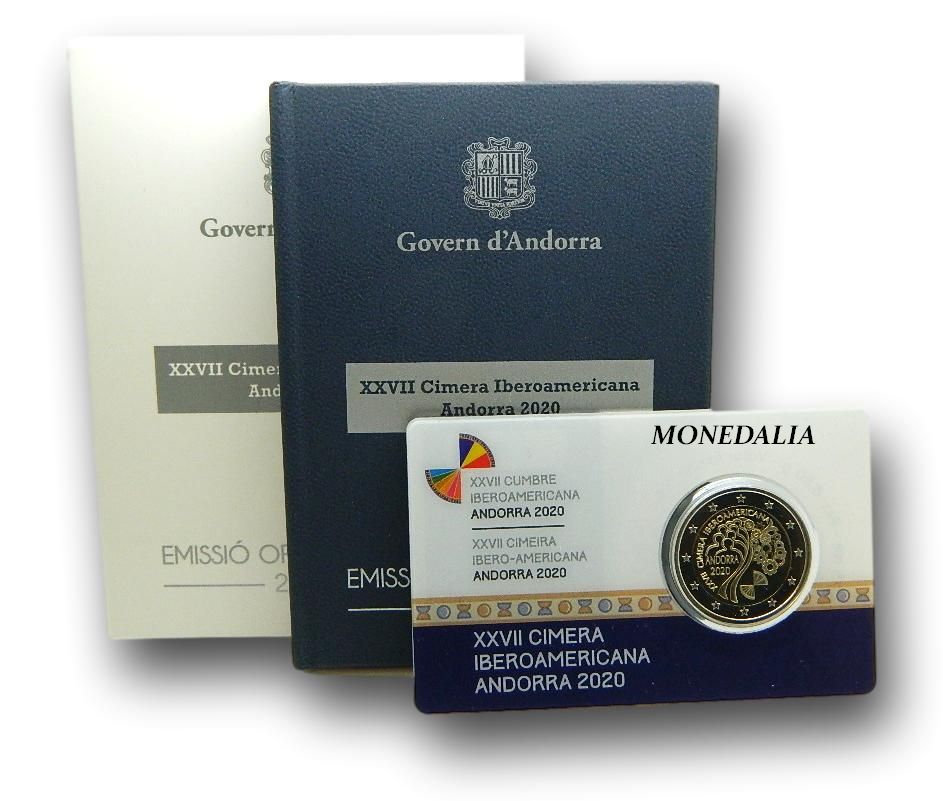 2020 - ANDORRA - 2 EUROS - CUMBRE IBEROAMERICANA - PROOF