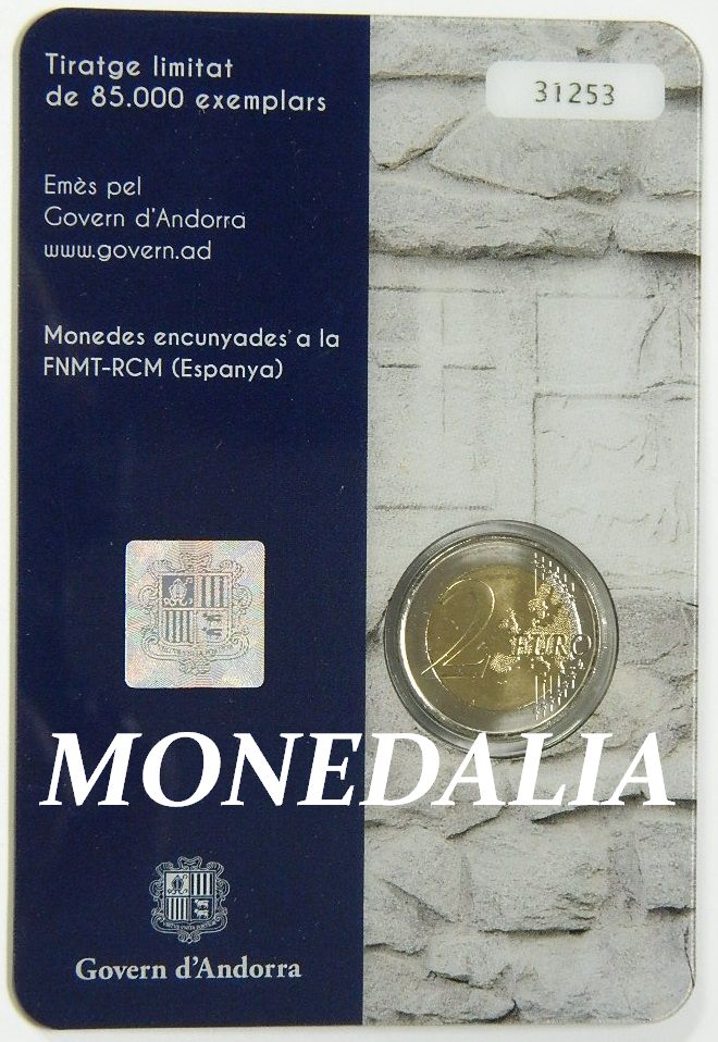 2016 - ANDORRA - 2 EUROS - NUEVA REFORMA